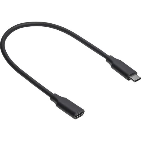 Cavo di prolunga USB-C Akyga AK-USB-32, USB 3.2, trasferimento UHD 4K, 10 Gbps, 100 W, 30 cm. (1/2)