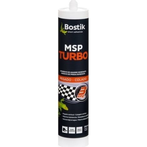 Adhesivo sellador 290 ml bl ms turbo multimater cart bostik