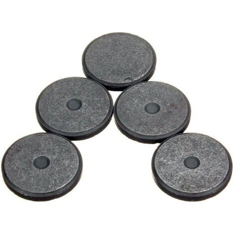 Set 60 Aimants Ronds 1.9 Cm Aimants Noirs Disques Photo Décoration Diy