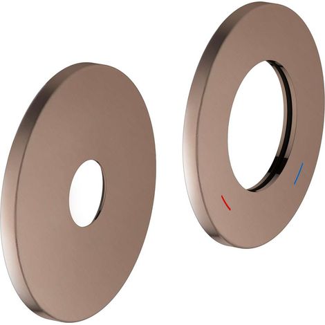 Keuco Edition 400 - Rosetta di copertura, oro rosa spazzolato 51516290091 (1/2)