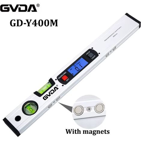 GVDA GD-Y400M Digital Level with Magnets Base Aluminum (1/2)