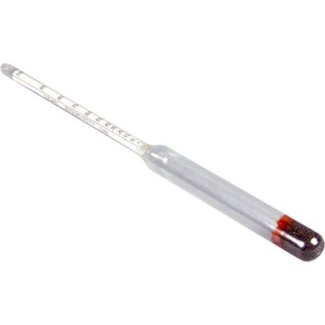 Alcolometro 0-100 Vol% Densimetro (senza termometro) Alcolometro Etilometro Densimetro, adatto a tutti gli alcolici o distillati