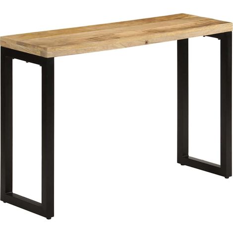 Konsolentisch 110x35x76 cm Massives Rohholz Mango