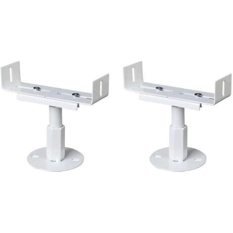 QORVA-Lot de 2 pieds de radiateur en aluminium, hauteur réglable de 8 à 13 cm, style architectural traditionnel, résistant au sel et au brouillard pour radi