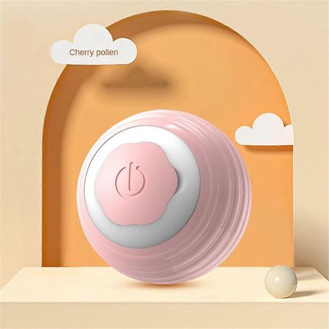 Balle interactive intelligente pour chat à roulettes automatique, jouet d'entraînement électrique pour chatons avec LED (1/5)