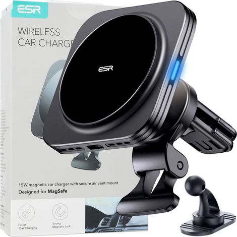 Caricabatterie wireless per auto ESR Qi2 (HaloLock)