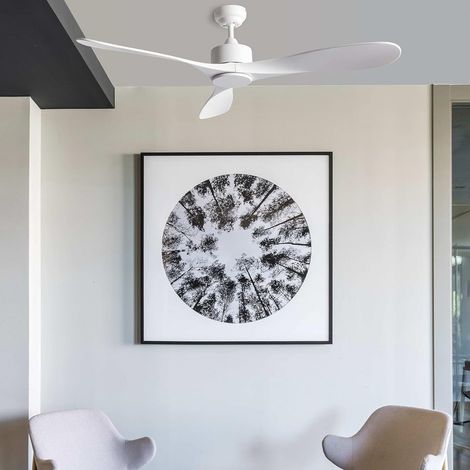 LUZON Ventilator ohne Licht weiß