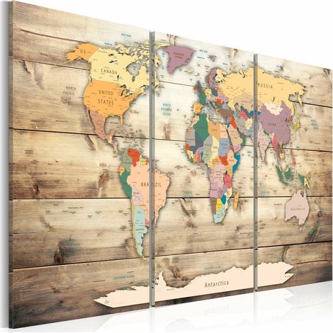 Tableau carte des rêves - 120 x 80 cm (1/4)