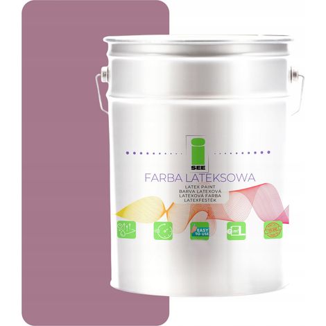Peinture murale intérieure en latex violet 10L Pologne (1/5)