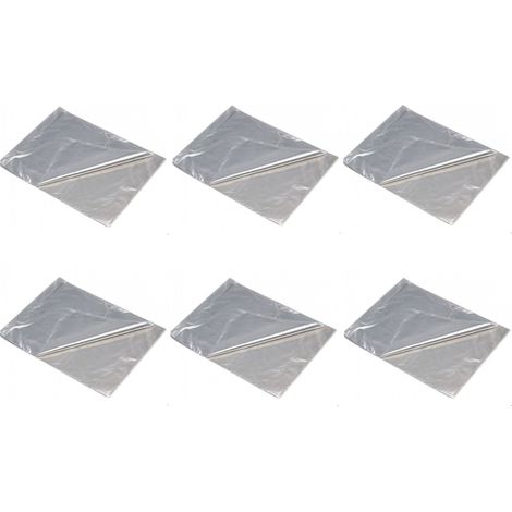 Telo Copritutto Mt 4 X 4 Per Pittura Muratura Mobili multiuso 6 PEZZI