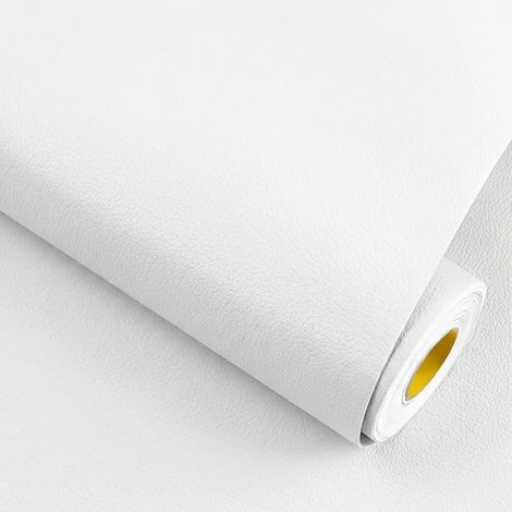 Ensemble de literie quatre pièces - (blanc, 30X200cm) en cuir synthétique PU auto-adhésif résistant, adapté aux intérieurs de voiture et aux canapés. (1/5)
