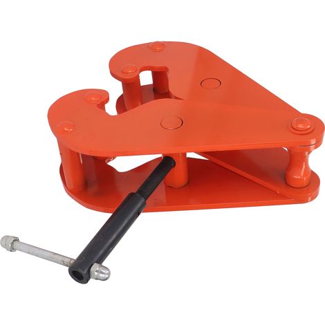 Pince de serrage verticale pour poutres, capacité 3T, ouverture de 80 à 320 mm, pour le gréement d'acier robuste (1/5)