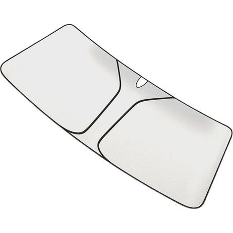 JSSEVN - Car Sunshade Windshield Foldable Sunshade Thermal Insulation Folding Front Sunshade Windshield Protector Front Windshield for Most (1/5)
