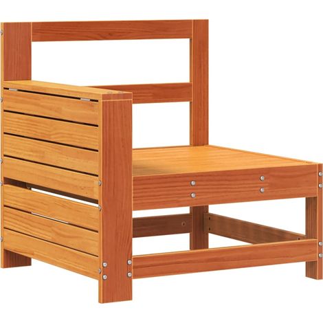 Maison Exclusive - Gartensofa mit Armlehne und Beistelltisch Mass