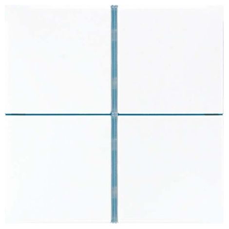 Plaque de finition Jung ls 404 tsa ww thermoplastique blanche 10x12 cm