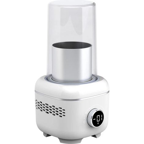 Mug électrique 2 en 1 (blanc) pour boissons chaudes et froides, 12 V (1/5)