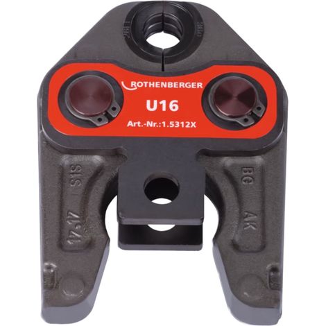 Ganascia di pressatura Rothenberger Standard U16 Larghezza nominale 16 mm ( 015312X )