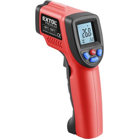 Termometro industriale IR senza contatto EXTOL PREMIUM, da -50° a 550°C 8831302 (1/5)
