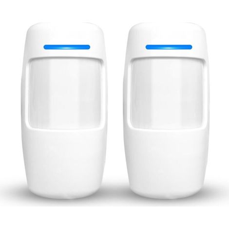 Détecteur de Mouvement 2Pack - Nécessaire pour l'utilisation de Notre système d'alarme de sécurité Domestique Intelligent (1/4)