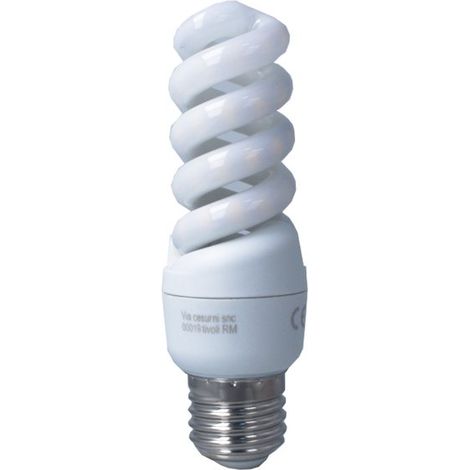 Lampada Led E27 Spirale 8W 720LM D38X122mm, Disponibili 3000K 4200K 6500K  (Bianco Caldo 3000K)