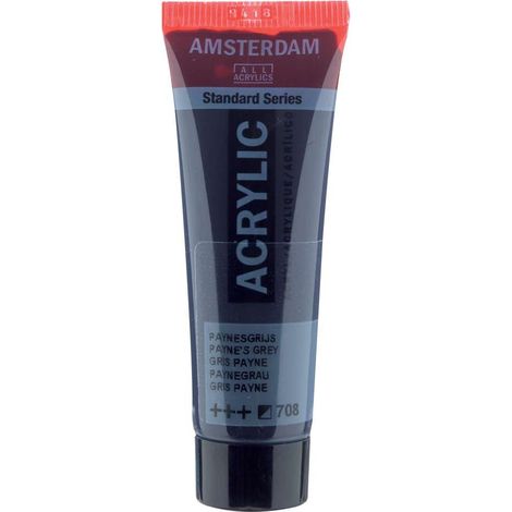 Colore acrilico Amsterdam 20 ML Grigio di Payne