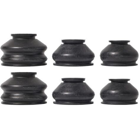 AUTOXBERT 6 Pcs Car Steering Suspension Ball Joint Tie Rod End Motorcycle Rubber Sleeves Universal Dust Protection Sleeves (1/5)