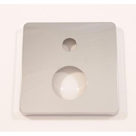 IS Rosette, quadratisch, B/S Easy-Box, Chrom