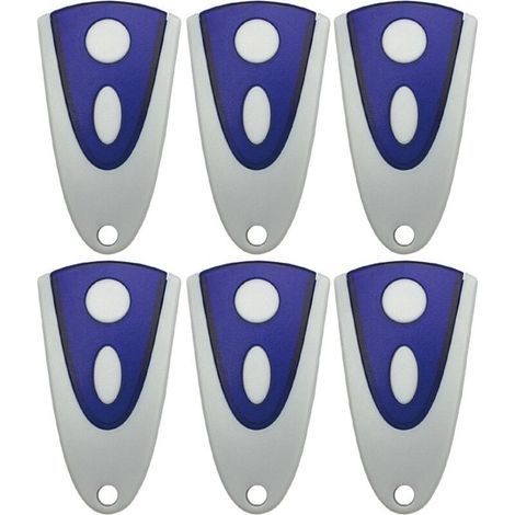 Lot de 6 Émetteur Porte de Garage 433,92MHz Compatible avec Novoferm Novotron 502 MAX43-2 Novotron 512 MIX43-2 pour Novotron 522 Novoferm MNHS433-2 (1/5)