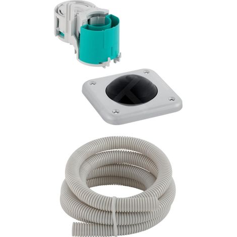Geberit Systèmes de chasse d’eau - Commande pneumatique du rinçage, au sol, acier inoxydable 115.939.00.1 (1/2)
