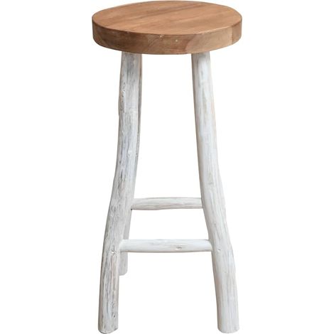 Maison Exclusive - Barhocker Teak Massivholz (1/4)