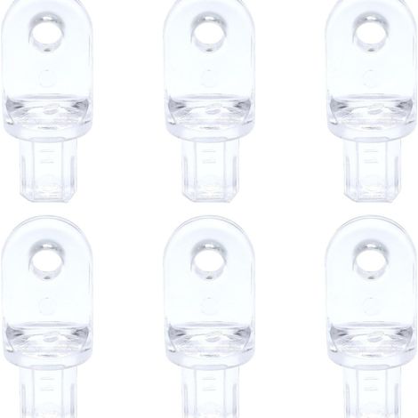 Lot de 6 crochets de réglage de luminosité transparents et antidérapants, anti-chute, pour levier de commande/vente au détail (1/5)