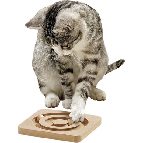 Karlie Kitty Brain Train Roundabout - Intelligenzspielzeug für Katzen