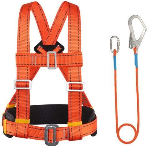 Kits de Harnais de Sécurité, Harnais Antichute de Sécurité, harnais de sécurité,Ceinture de Sécurité, Corde de Sauvetage, Travail Aérien,corde de protection aérienne,ensembles harnais (1/4)