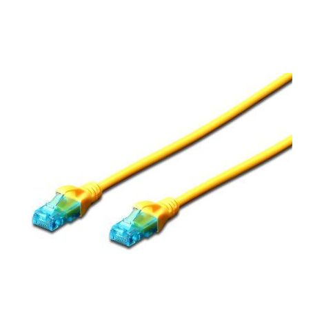Digitus DK-1512-020/Y RJ45 Patchkabel CAT 5e U/UTP 2.00 m Gelb verdrillte Paare 1 St. (1/4)