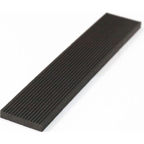 Green Outside – Lame de finition composite 2200x55x10mm pour terrasse et bardage – Couleur anthracite – Résistante aux UV et aux insectes – Garantie 7 ans