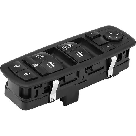 4602632AG, interrupteur de vitre électrique Bouton de levage en plastique noir pour remplacement amélioré Jeep Liberty 2008-2012 (1/5)