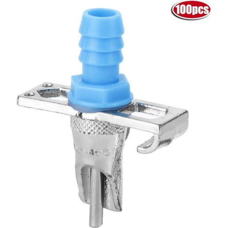 Distributeur d'eau automatique pour lapin, 100 pièces, abreuvoir, mamelon, équipement pour boire du bétail (1/5)