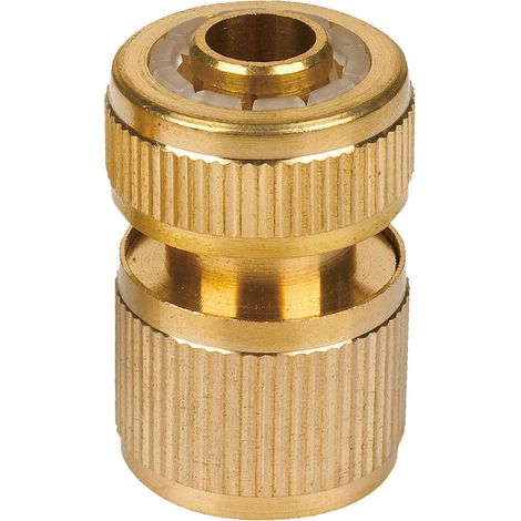 Dapetz ® Garden Hose Quick Connector, Brass Garden Hose Connector, 1/2 inch Quick Connect Fitting 1/2" Hose Pipe Tap Adaptors Connectors for Watering,Gardening, Car Washing (1/5)