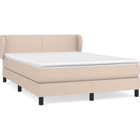 Maison Exclusive - Sommier à lattes de lit avec matelas Cappuccino 140x200 cm (1/5)