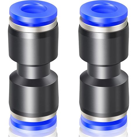 OD Droit Push To Connect Raccords PU-12 LEMROE 2 pcs 12mm 12 Pu Bleu (1/5)