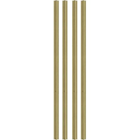 Moulure droite large 70mm x 150cm en lot de 4