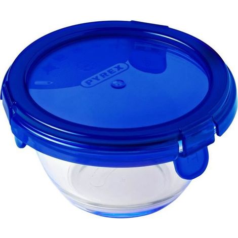 Lot de 5 mini bols - PYREX - Cook & Go - Verre - Rond - Couvercle étanche - 0,2 L (1/5)