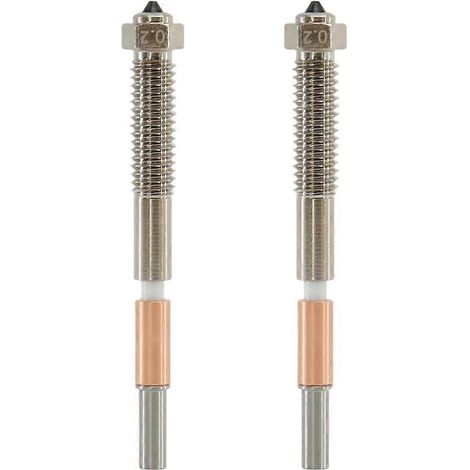0,4/0,2 mm Bimetalldüsen für QIDI TECH MAX4 Druckzubehör, 2 Stück 0,2 mm (1/5)