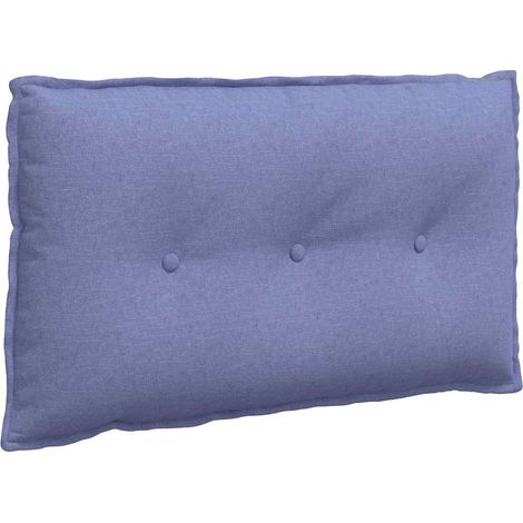 Rückenkissen Jeans blau 80 x 19 x 50 cm Stoff vidaXL