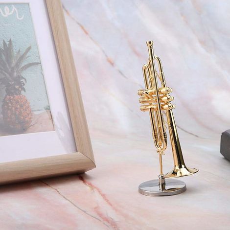 Miniature de Trompette Décorative - Ornement pour Collection et Bureau (1/3)