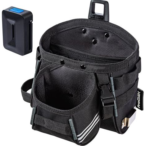 ProClick Werkzeugtasche Tool Pouch L39 BSS Schwarz / anthrazitgrau + Holder (1/5)