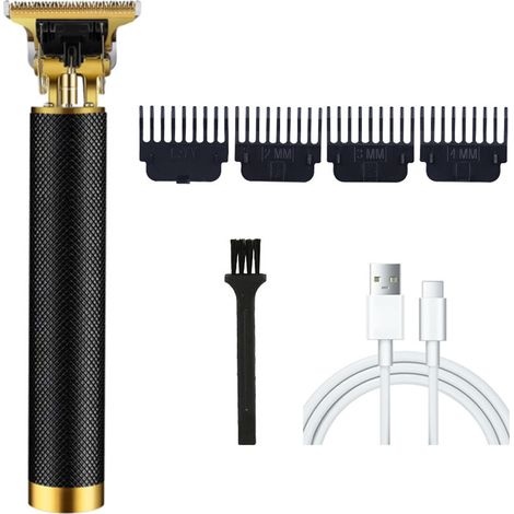 Tondeuse À Cheveux Sans Fil - Tondeuse Pour Barbe Et Cheveux - Moteur À Couple Élevé - Batterie Au Lithium - 4 Peignes Réglables 1 2 3 4 Mm - 1 Pièce (1/5)