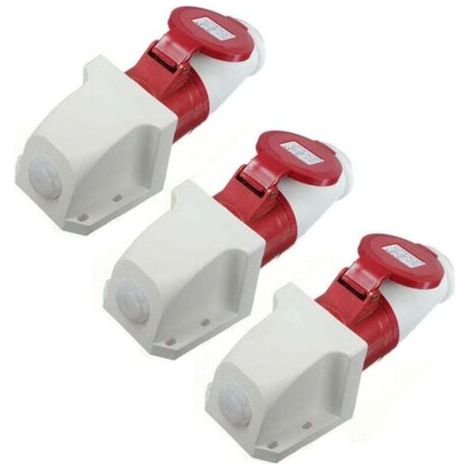 BARKBUSTERS Prise Fiche Triphasée 16A 5 Broches IP44 Résistant Intempéries 380-415V 3P+N Terre (1/4)