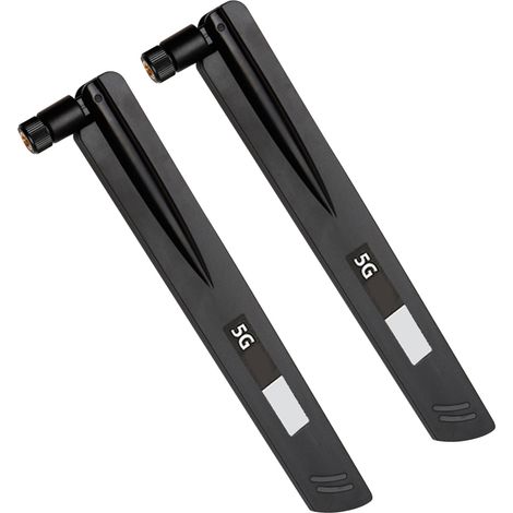 2 Stück 5G-Antennen, SMA-Stecker, hohe Verstärkung, externe Vollband-Rundstrahlantenne für Router (1/5)
