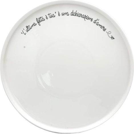 Assiette à pizza diamètre 32 cm, porcelaine